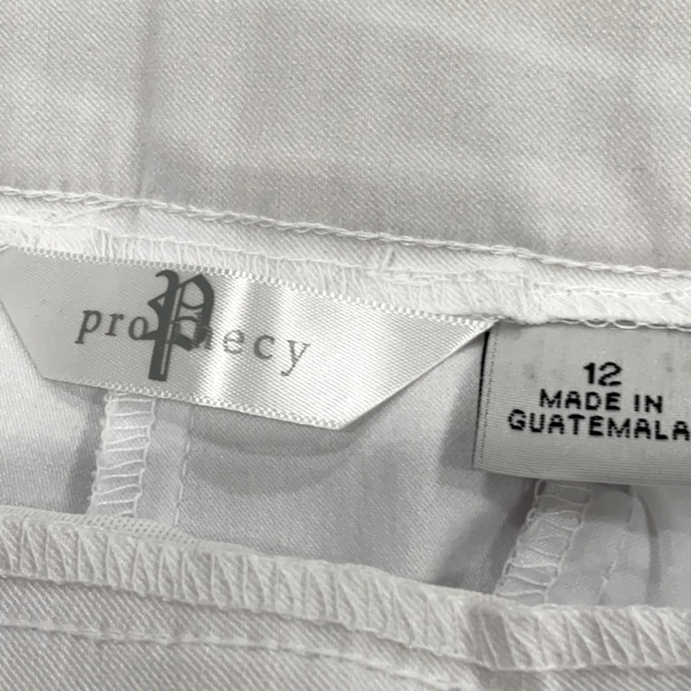 Prophecy women’s while slim fit without zipper, two pockets size 12 - Picture 4 of 15